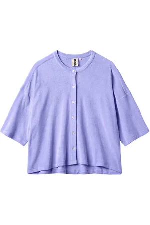 Bongusta Naram Over D Shirt Tops Shirts Short-sleeved Blue