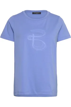 Bruuns Bazaar Alnusbbruba Tee Tops T-shirts & Tops Short-sleeved Blue
