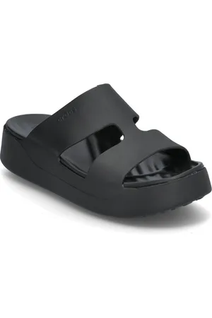 Crocs Getaway Platform H-Strap Flade Sandaler Black