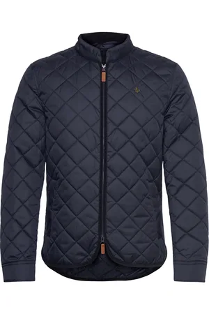 Morris Teddy Quilted Jacket Designers Jackets Quilted Jackets Navy