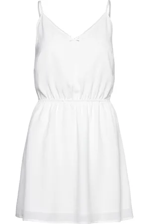 Tommy Hilfiger Tjw Essential Strap Dress Ext Kort Kjole White