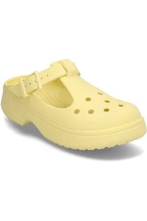 Crocs Classic Mary Jane Clog Shoes Mules & Slip-ins Flat Mules Yellow