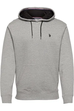 U.S. Polo Assn. Uspa Sweatshirt Brayden Men Tops Sweatshirts & Hoodies Hoodies Grey