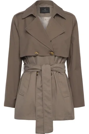Bruuns Bazaar Carotabbtoya Jacket Trenchcoat Frakke Brown