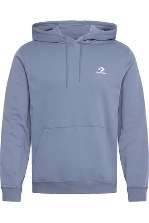 Converse Star Chev Emb Hoodie Ft Lakeside Blue Tops Sweatshirts & Hoodies Hoodies Blue