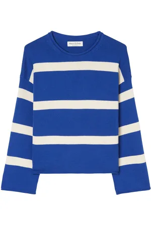 Marc O’ Polo Pullover Long Sleeve Tops Knitwear Jumpers Blue