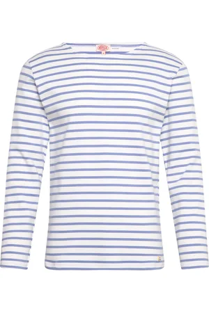 Armor.lux Breton Striped Shirt Héritage Designers T-Langærmet Skjorte Blue