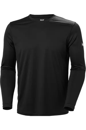 Helly Hansen Hh Tech Crew Ls 2.0 Sport Men Sport Clothing Sport Tops Sport Long Sleeved Tops Black