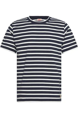 Armor.lux Striped T-Shirt Héritage Designers T-Kortærmet Skjorte Navy