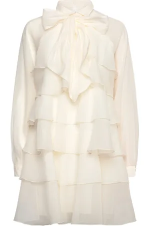 Y.A.S Eloise Ls Dress - D2D Kort Kjole Cream