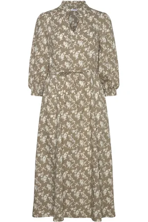 Claire Woman Cwdagmara - Dress Knælang Kjole Khaki Green