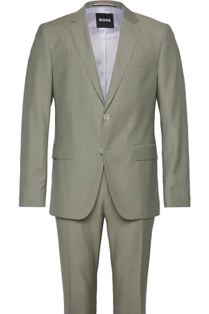 HUGO BOSS H-Huge-2Pcs-224 Designers Suits Green