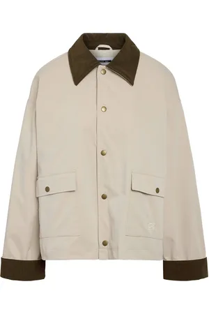 Noisy May Nmnora Corduroy Collar Jacket Dd Outerwear Jackets Light-summer Jacket Cream