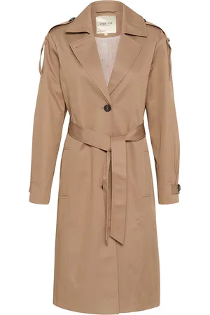 Cream Crrea Trenchcoat Trenchcoat Frakke Beige