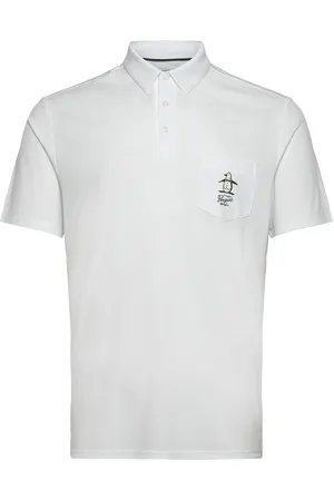 Original Penguin Ss Graphic Oxford Polo Sport Sport Clothing Sport Tops Sport Polos Sport Short-sleeved Polos White