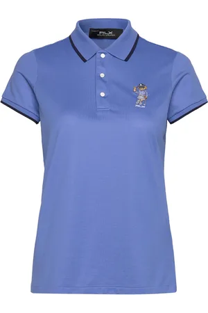 Ralph Lauren Tailored Fit Polo Bear Polo Shirt Sport Sport Clothing Sports Tops & T-shirts Sport Polos Blue