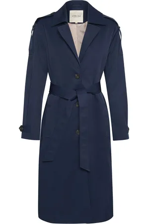 Cream Crrea Trenchcoat Trenchcoat Frakke Navy