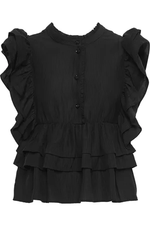 Munthe Fulton Tops Blouses Sleeveless Black