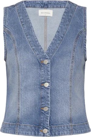 MSCH Mscheli Ada Denim Vest Vests Denim Vests Blue