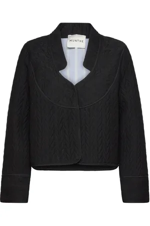 Munthe Flossie Quiltet Jakke Black