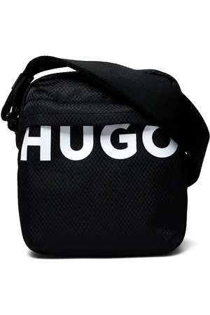 HUGO BOSS Shaun_Ns Zip Designers Shoulder Bags Black