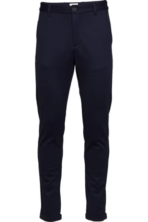 Lindbergh Superflex Pant Normal Length Bottoms Trousers Chinos Navy
