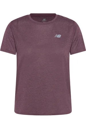 New Balance Athletics T-Shirt Sport T-shirts & Tops Short-sleeved Purple