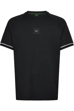 HUGO BOSS Tee Rib Ac Sport Men Sports Clothes Sport Tops Sport T-Skjorte Black