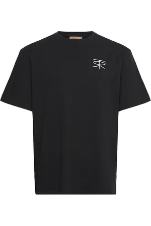 Rue de Tokyo Thorsten Recycled Cotton Jrsy Tops T-Kortærmet Skjorte Black