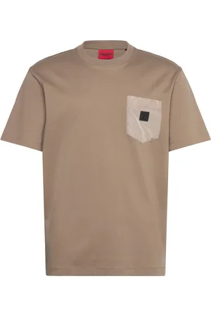 HUGO BOSS Dombiro Designers T-Kortærmet Skjorte Beige