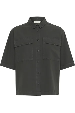 Kaffe Kanaya Liah Shirt Tops Shirts Short-sleeved Black