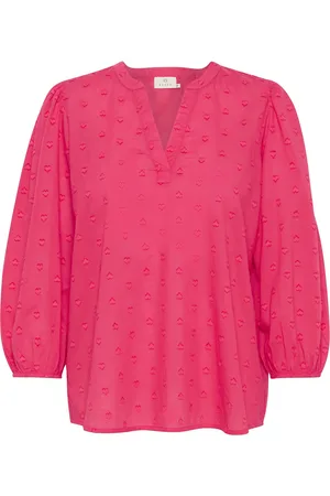 Kaffe Kajollia Blouse Tops Blouses Long-sleeved Pink