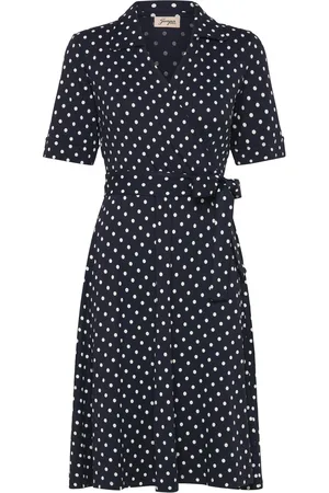 Jumperfabriken Demi Dress Dresses Wrap Dresses Navy