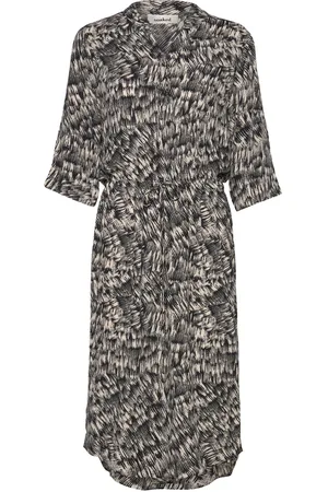 Soaked in Luxury Slzaya Dress Knælang Kjole Black