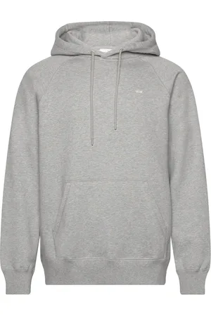 WoodWood Essential Fred Classic Hoodie Designers Sweatshirts & Hoodies Hoodies Grey