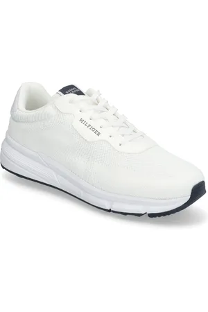 Tommy Hilfiger Lightweight Rwb Knit Low-top Sneakers White