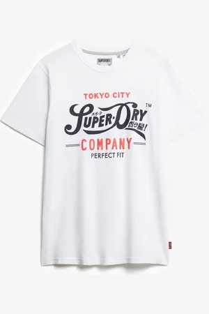 Superdry Vl Tokyo Relaxed Tee Tops T-Kortærmet Skjorte White