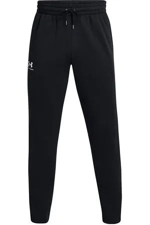 Under Armour Ua Icon Fleece Jgr Taping Sport Sport Clothing Sport Pants Sport Sweatpants Black