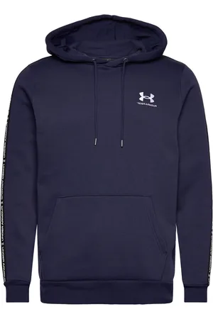Under Armour Ua Icon Fleece Hd Taping Sport Men Sport Clothing Sport Sweatshirts & Hoodies Sport Hoodies Navy