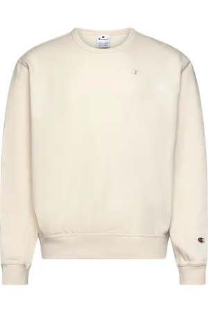 Champion Crewneck Sweatshirt Tops Sweatshirts & Hoodies Sweatshirts Cream