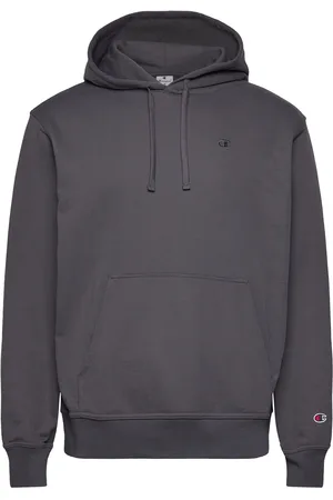 Champion Hooded Sweatshirt Tops Sweatshirts & Hoodies Hoodies Black