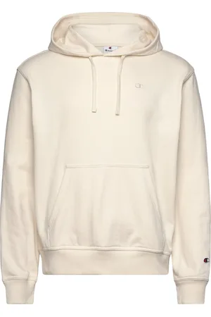 Champion Hooded Sweatshirt Tops Sweatshirts & Hoodies Hoodies Cream