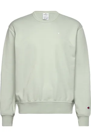 Champion Crewneck Sweatshirt Tops Sweatshirts & Hoodies Sweatshirts Green
