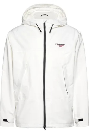 Ralph Lauren Polo Sport Hooded Jacket Designers Jackets Light Jackets White