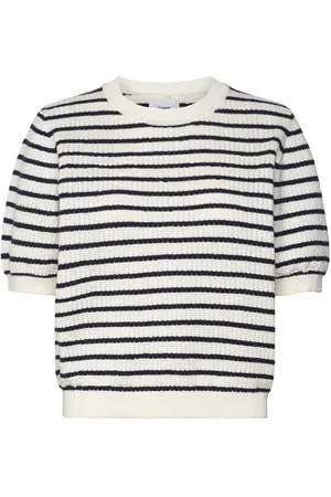 Numph Nunicole Pullover - Gots Tops Knitwear Jumpers White