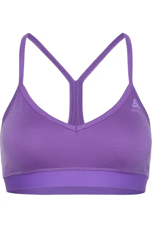 Odlo Merino Soft Sport Bra Sport Bras & Tops Sports Bras - All Purple