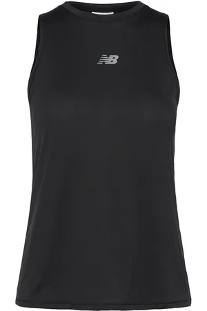 New Balance Jacquard Slim Tank Sport Sport Clothing Sports Tops & T-shirts Sport Tank Tops Black