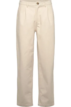 Rue de Tokyo Presley Cotton Twill Bottoms Trousers Casual Cream