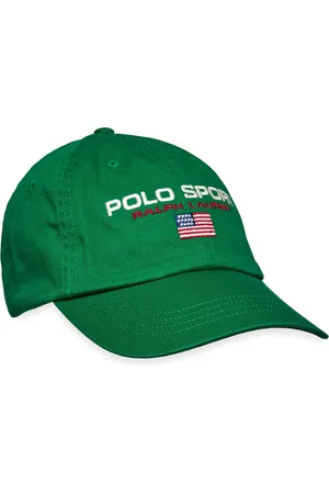 Ralph Lauren Polo Sport Twill Ball Cap Sport Headwear Caps Green