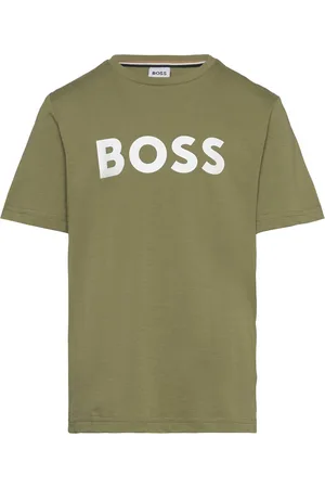 HUGO BOSS Short Sleeves Tee-Shirt Tops T-Kortærmet Skjorte Green